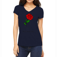 Genuine By Anthony Polo Rose Tshirt Women's V-neck T-shirt | Artistshot