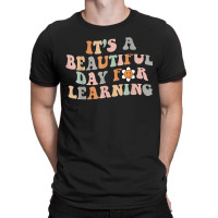 Its Beautiful Day For Learning Retro Teacher Students T-shirt | Artistshot