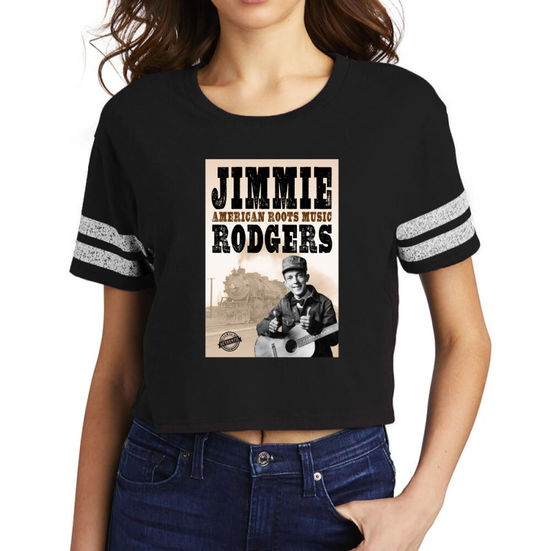 Jimmie Rodgers - American Roots Classic 1 Scorecard Crop Tee by JamesMccollough | Artistshot