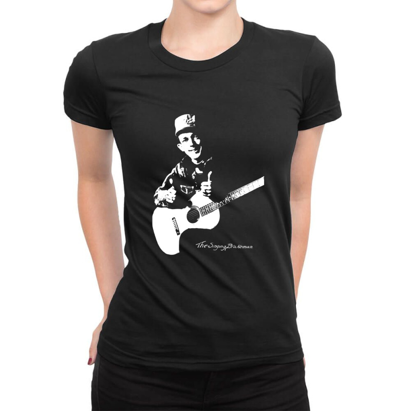 Jimmie Rodgers-2 Essential Ladies Fitted T-Shirt by RebekahShinn | Artistshot