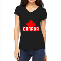 Canada Design Women's V-neck T-shirt | Artistshot