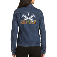 Assyria Land Assyrian Flag Assyrian Winged Bull Lamassu Premium T Shir Ladies Denim Jacket | Artistshot