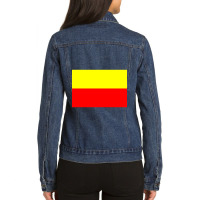 Flag Of Karnataka Ladies Denim Jacket | Artistshot