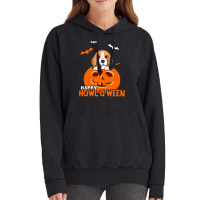 Cute Halloween Beagle Dog Pumpkin Costumes Thanksgiving Vintage Hoodie | Artistshot