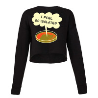 Microbiology Isolation Funny Bacteria Lab Cropped Sweater | Artistshot