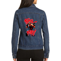 Fatal Fury 1 Ladies Denim Jacket | Artistshot