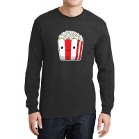 Cute Pop Corn Sticker Long Sleeve Shirts | Artistshot