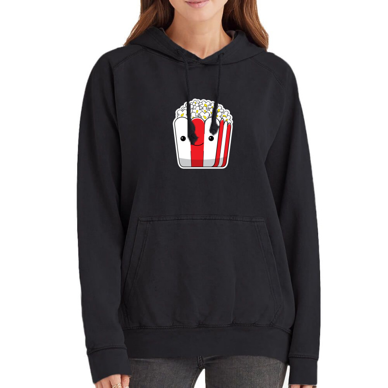 Cute Pop Corn Sticker Vintage Hoodie | Artistshot