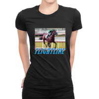 Flightline Classic Horseracing Ladies Fitted T-shirt | Artistshot