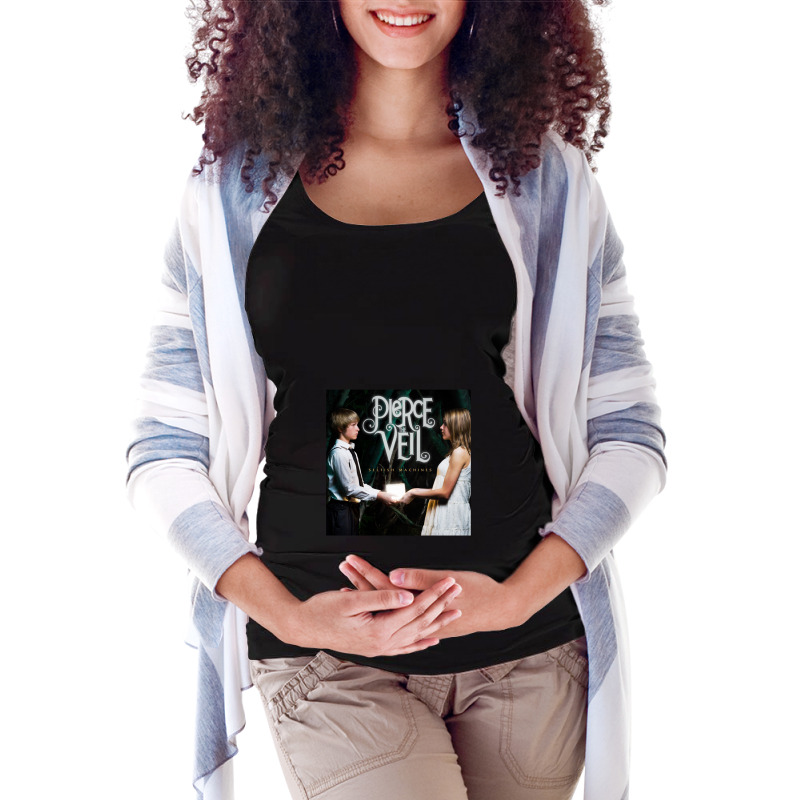 Pierce The Veil Selfish Machines 1 Maternity Scoop Neck T-shirt by KristyMelton | Artistshot