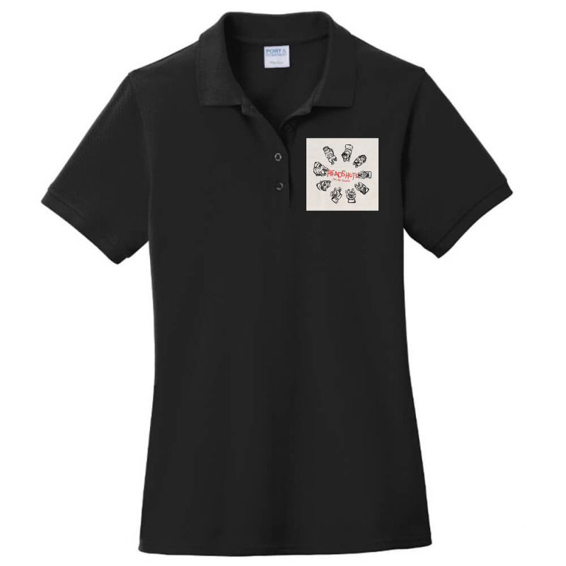 Isaiah Rashad - Headshots - 4r Da Locals - The House Is Burning Ladies Polo Shirt by cm-arts | Artistshot