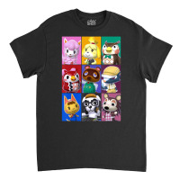 Animal Crossing Towns Folk Yearbook Photo Style Poster Classic T-shirt | Artistshot