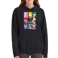 Animal Crossing Towns Folk Yearbook Photo Style Poster Vintage Hoodie | Artistshot