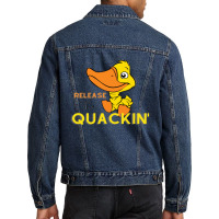 Relâchez The Quackin ' T-shirt Men Denim Jacket | Artistshot