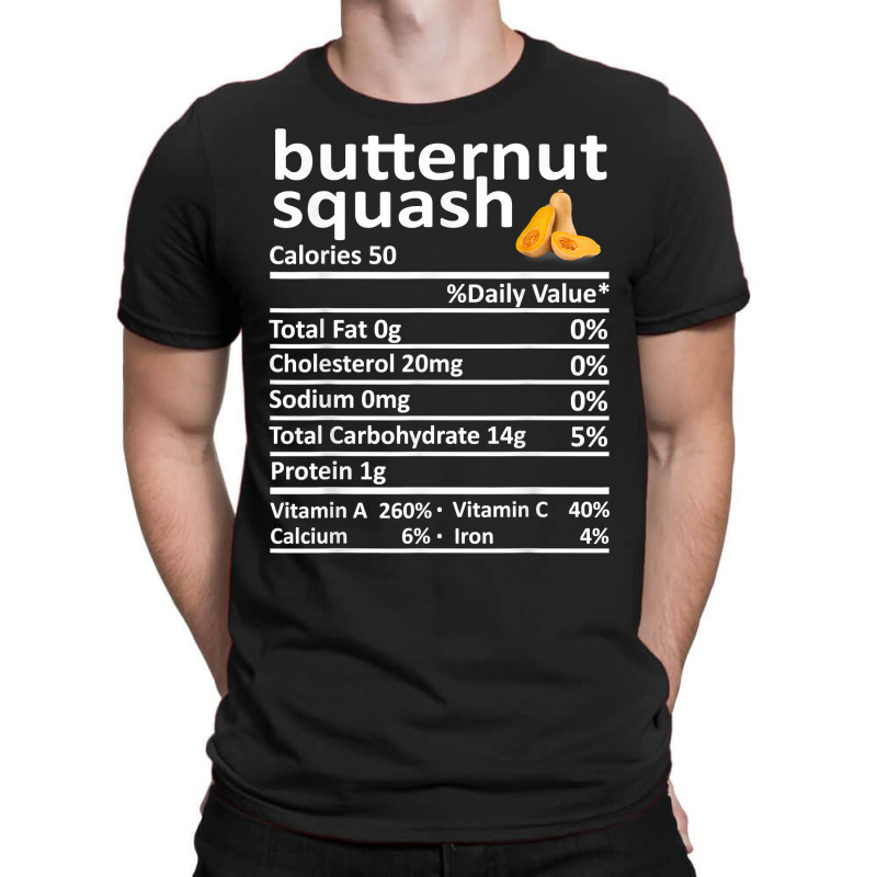 Butternut Squash Nutrition Food Thanksgiving Funny Christmas T Shirt T-Shirt by cm-arts | Artistshot