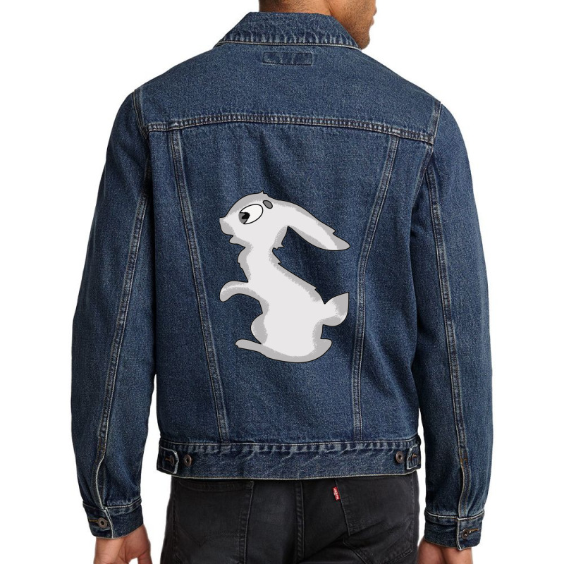 Eating Rabbit Cartoon Animals Causes Pandemics Ts Collection With Cart Men Denim Jacket by cm-arts | Artistshot