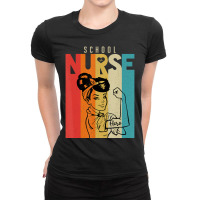 Vintage Rosie The Riveter School Nurse Ladies Fitted T-shirt | Artistshot