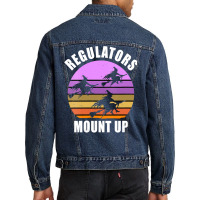 Womens Halloween Witch Costume Accessories Regulators Mount Up Vneck Men Denim Jacket | Artistshot