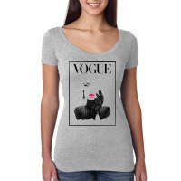 Lips Vogue Women's Triblend Scoop T-shirt | Artistshot