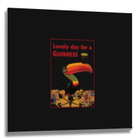 Lovely Day For A Guinness Letter Metal Print Square | Artistshot