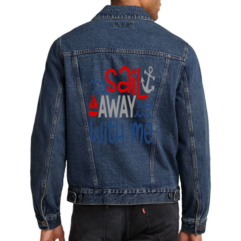 Sail Away With Me Men Denim Jacket | Artistshot