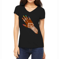 Pride Henna, Long Women's V-neck T-shirt | Artistshot