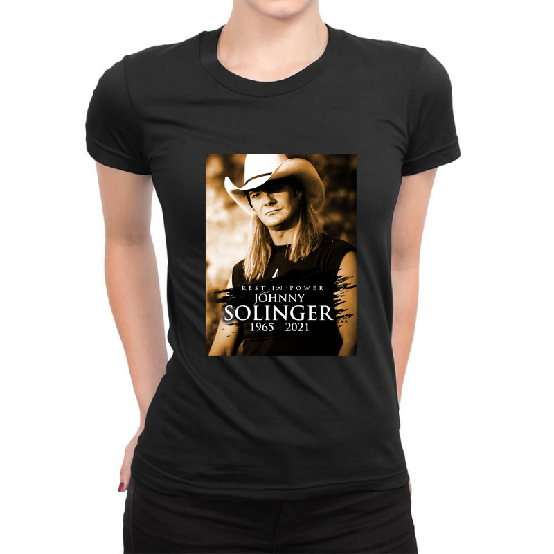 Johnny Solinger Designs Ladies Fitted T-Shirt by cm-arts | Artistshot