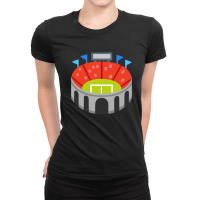 Stadium Grandstand Sport Stadium Ladies Fitted T-shirt | Artistshot