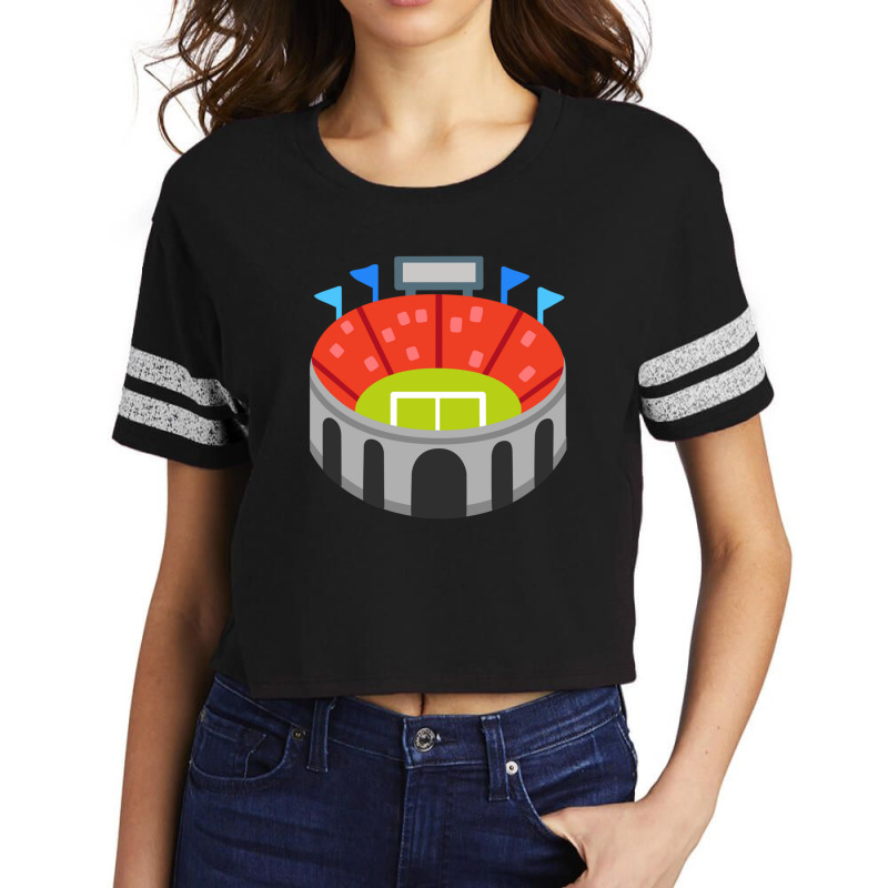 Stadium Grandstand Sport Stadium Scorecard Crop Tee by cm-arts | Artistshot