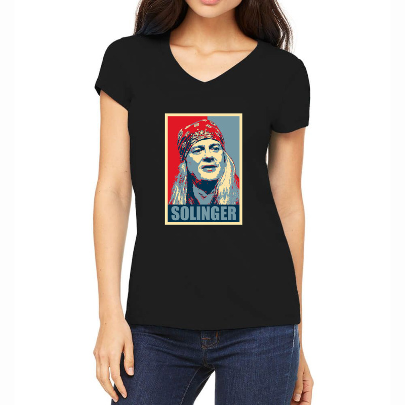 Johnny Solinger Hope Classic Classic Women's V-Neck T-Shirt by cm-arts | Artistshot