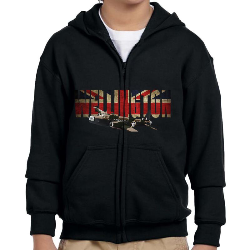 Raf Wellington Bomber Ww2 Wwii Plane Youth Zipper Hoodie | Artistshot