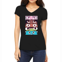 Kipo Eyes Women's V-neck T-shirt | Artistshot