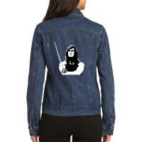 The Samurai Cop Gift Ladies Denim Jacket | Artistshot