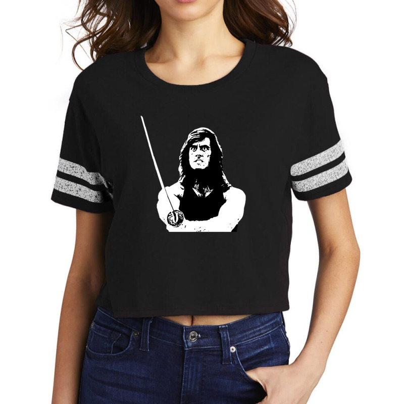 The Samurai Cop Gift Scorecard Crop Tee by jesusvega | Artistshot