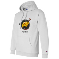 Mentally I Am Here, Omelette Champion Hoodie | Artistshot