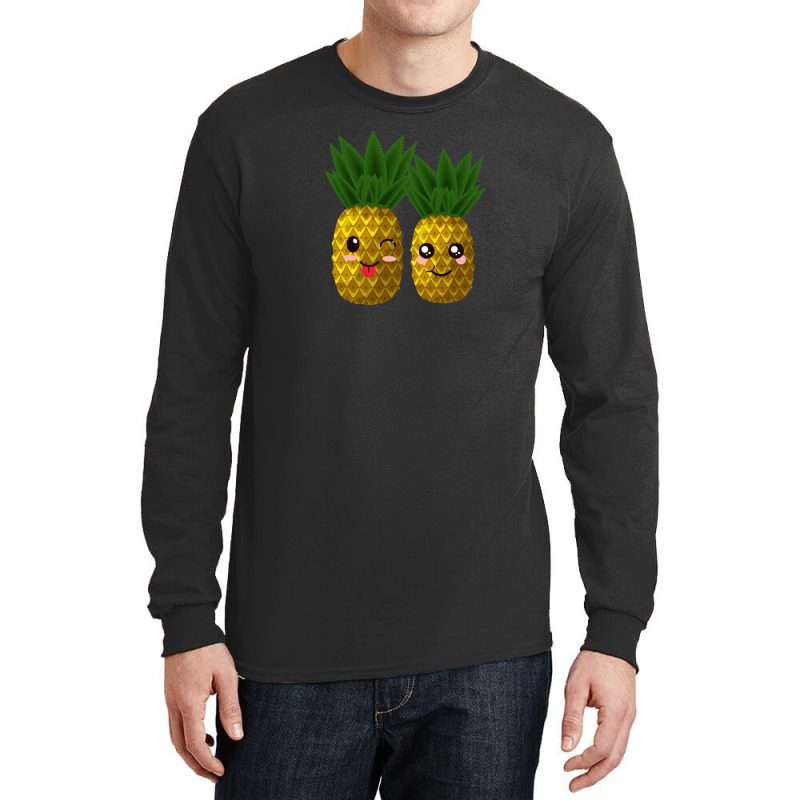 Cute Kawaii Pineapple Long Sleeve Shirts | Artistshot