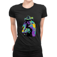 Johnny Solinger - Essential Popart Style Tributte Johnny Solinger Ladies Fitted T-shirt | Artistshot