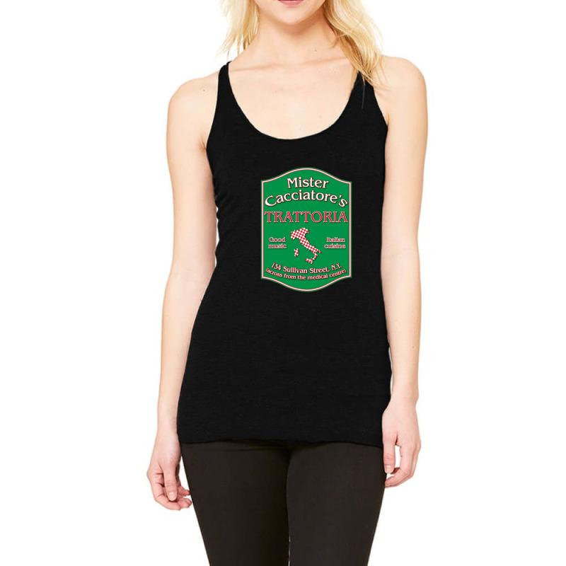 Mister Cacciatore's Racerback Tank by TerryFoutch | Artistshot