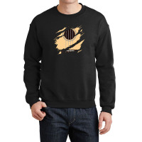 Ripped Ukulele Natural Color Crewneck Sweatshirt | Artistshot