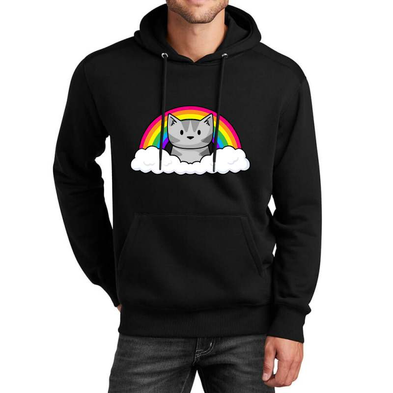 Rainbow Kitty Unisex Hoodie | Artistshot