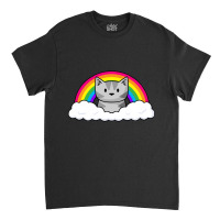 Rainbow Kitty Classic T-shirt | Artistshot