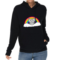 Rainbow Kitty Lightweight Hoodie | Artistshot