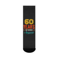 60 Year Of Being Awesome 60th Birthday Bday Family Party Crew Socks | Artistshot