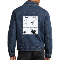 Rock Musician Personality Types Men Denim Jacket | Artistshot