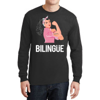 Maestra Bilingue Bilingual Spanish Teacher Long Sleeve T Shirt Long Sleeve Shirts | Artistshot