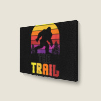 The Trail Champion Funny Women Running Athlete Sports Landscape Canvas Print | Artistshot