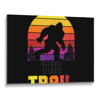 The Trail Champion Funny Women Running Athlete Sports Metal Print Horizontal | Artistshot