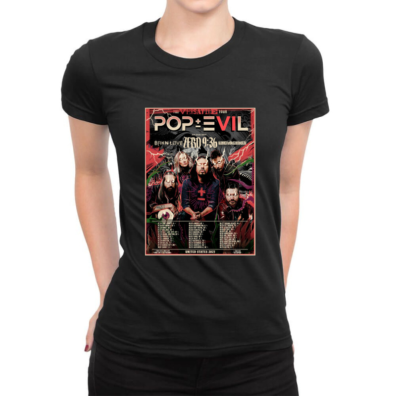 Pop Evil The Versatile Ladies Fitted T-Shirt by hibiki870909 | Artistshot