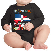 Hispanic Heritage Month Dominican Republic T Shirt Long Sleeve Baby Bodysuit | Artistshot