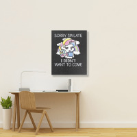 Quotes Funny Portrait Canvas Print | Artistshot